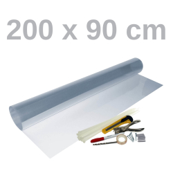 Zabezpieczenie folia PVC ochronna do balustrady 200x90cm CLEAR GUARD