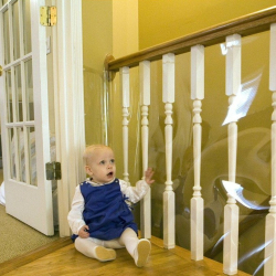 Zabezpieczenie folia PVC ochronna do balustrady 200x90cm CLEAR GUARD