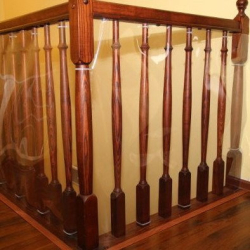 Zabezpieczenie folia PVC ochronna do balustrady 200x90cm CLEAR GUARD