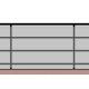 Zabezpieczenie folia PVC ochronna do balustrady 200x90cm CLEAR GUARD