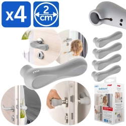 Zabezpieczenie nakładka osłona na klamkę silikonowa HandleGuard 4szt
