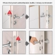 Zabezpieczenie nakładka osłona na klamkę silikonowa HandleGuard 4szt