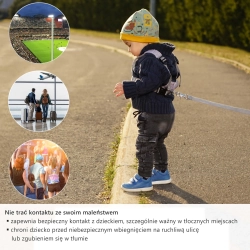 Szelki bezpieczeństwa dziecka uprząż i smycz
