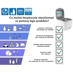 Sterylizator elektryczny UV suszarka butelki zabawki