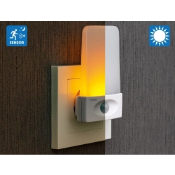 Lampka nocna led czujnik zmierzchu ruchu 1 szt