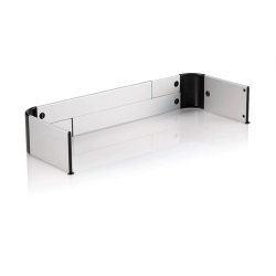 Osłona płyty kuchennej kuchenki szer. 44-65 cm aluminiowa