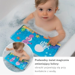 Wodna książeczka piszcząca miękka do kąpieli