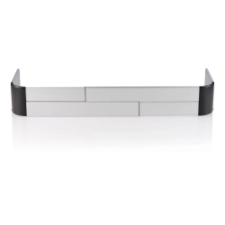 Osłona płyty kuchennej kuchenki szer. 44-65 cm aluminiowa