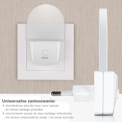 Lampka nocna NightGuide LED przycisk On/ Off