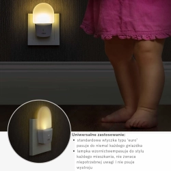 Lampka nocna NightGuide LED czujnik zmierzchu