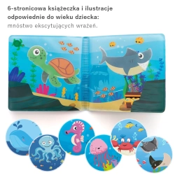 Wodna książeczka piszcząca miękka do kąpieli