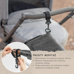 Podróżna mata do przewijania organizer 30x104cm