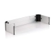 Osłona płyty kuchennej kuchenki szer. 44-65 cm aluminiowa