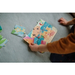 Puzzle progresywne w walizce Pory roku 4 układanki – 6, 9, 12 i 16 elementów 3+