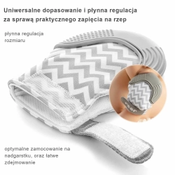Gryzak silikonowy rękawiczka ząbkowanie +etui