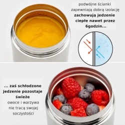 Termos obiadowy lunchbox ze stali szlachetnej