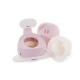 Nocnik dla dzieci Wieloryb PASTEL PINK wyprofilowany +12m