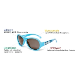 Babiators okulary przeciwsłoneczne classic blue steel 0-2