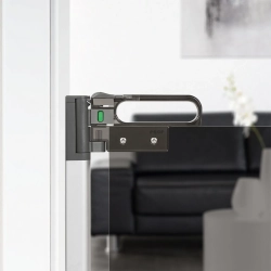 REER Bramka przykręcana PLEXI 74-100cm ClearVision