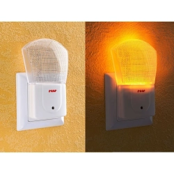Lampka nocna LED z czujnikiem, moc: 0.5W 230V