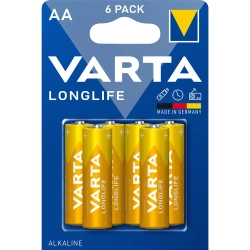 Baterie alkaliczne Longlife AA LR6 MN1500 4106 E91 1,5V 6szt
