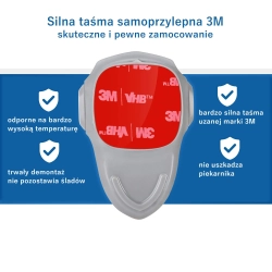Zabezpieczenie blokada drzwi piekarnika samoprzylepne taśma 3M