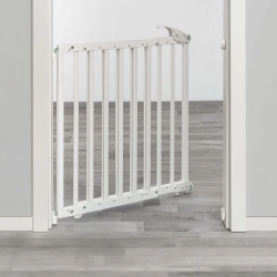 Bramka ochronna zabezpieczająca przykręcana 63-106cm biała