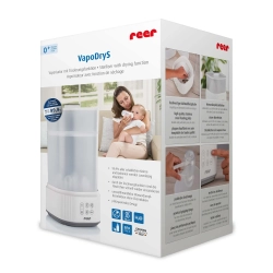 Sterylizator elektryczny parowy z suszarką auto-timer 4 tryby VapoDryS