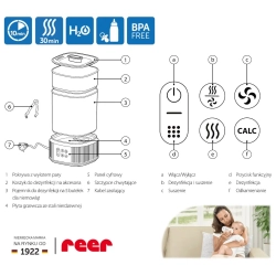 Sterylizator elektryczny parowy z suszarką auto-timer 4 tryby VapoDryS