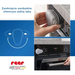 Zabezpieczenie blokada drzwi piekarnika samoprzylepne taśma 3M